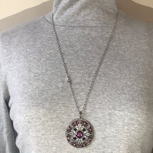 Large Sterling silver necklace